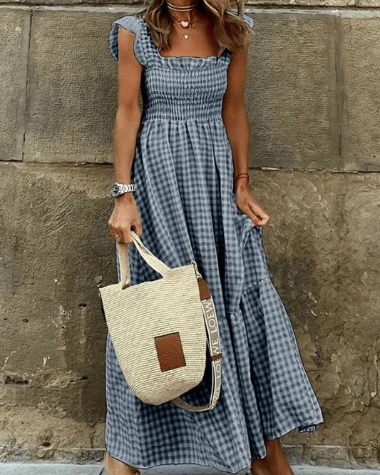 Gonna Corta Vita Alta Donna | Mini Gonna Classica Estiva in Crepe di Cotone | Serafina